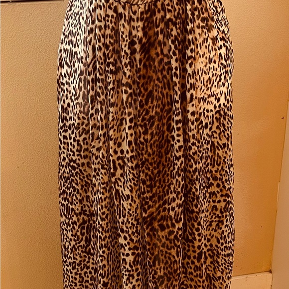 Anthropologie Under Skies Leopard Babydoll mesh Dress Size Small - Picture 5 of 8